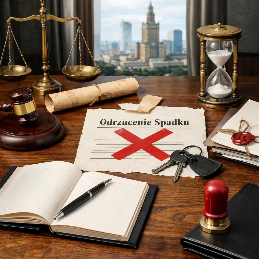 Notariusz Warszawa odrzucenie spadku