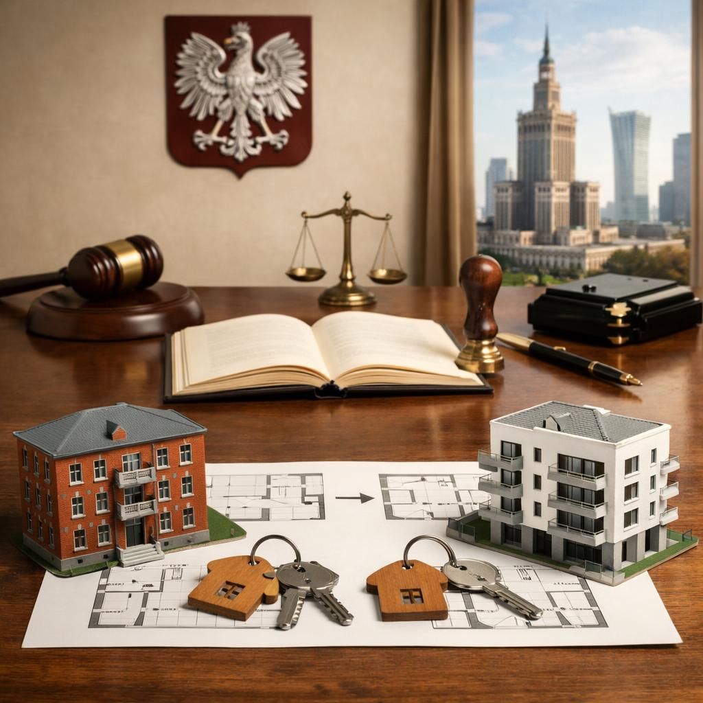 Zamiana mieszkań u notariusza w Warszawie